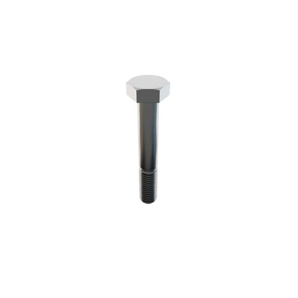 316, 3/4"-10 Hex Head Cap Screw, Plain Stainless Steel, 4-3/4 in L