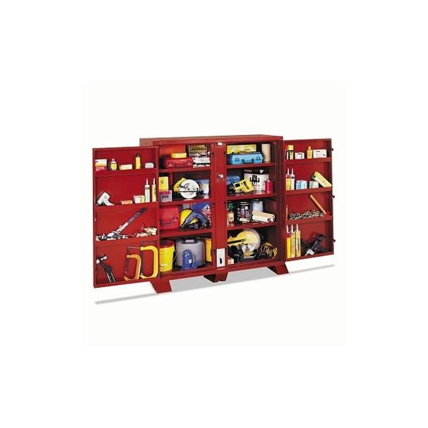 Extra Heavy-Duty Cabinets, 60 1/8W x 32 1/4D x 60 3/4H, 4 Doors