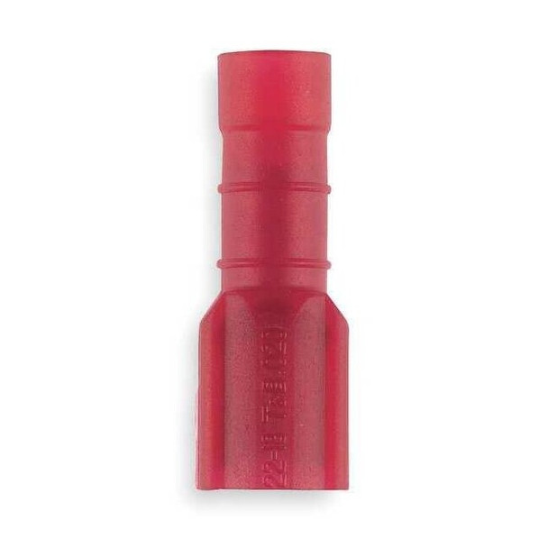 Sta-Kon WireDisconnect,Copper,Red,Nylon,PK100 18RAD-18377