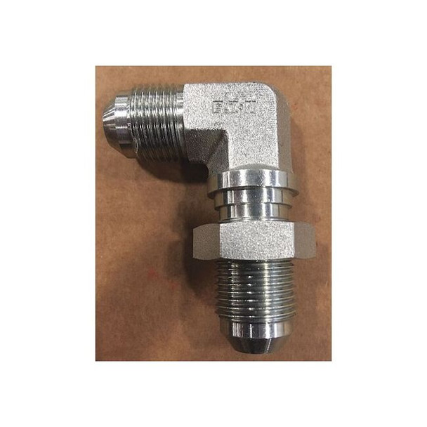 Eaton Aeroquip Adpt, MJIC-MJIC, 7/8-14, Blkhd El 2043-10-10S
