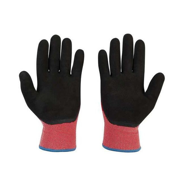 Cut-Resistant Insulated Gloves, Cut Level A2 ,Double Dipped ,Latex ,Sandy ,2XL