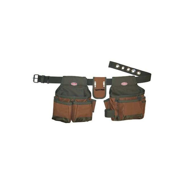 Tool Belt, Builders Rig,12 Pocket, 600 Poly Ripstop Fabric, 12 Pockets