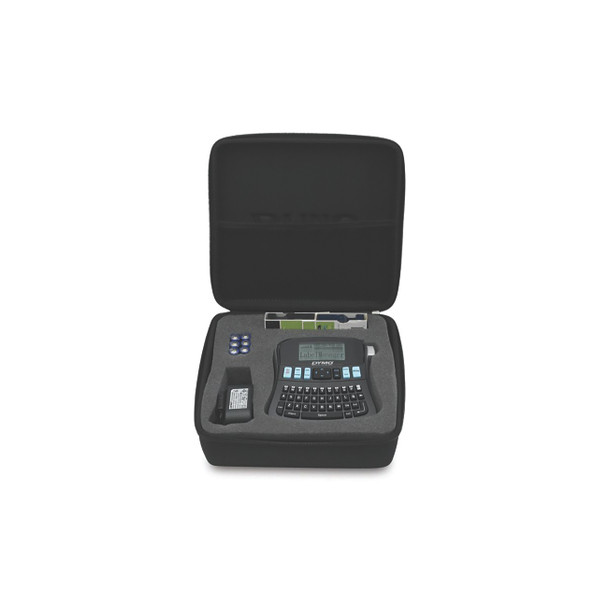 LabelManager® 210D Label Printer with QWERTY Keyboard Kit, Includes (2) Starter Label Cassettes, (6) AA Batteries, AC Adapter