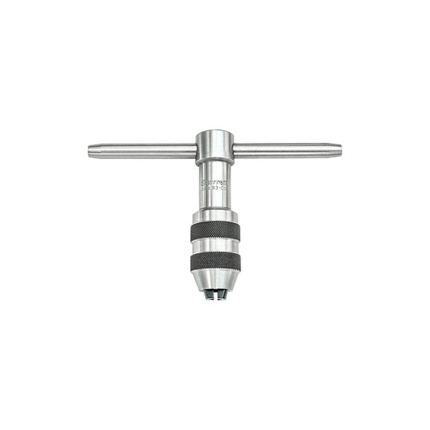 93 Series T-Handle Tap Wrench, 3-1/2 in L, 1/4 in to 1/2 in tap