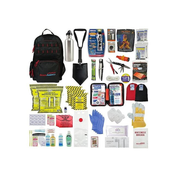Ready America Survival Kit, Fabric 74 Components, 2 People Served 70451