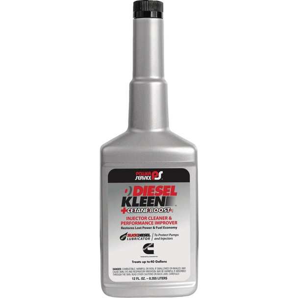 Power Service Diesel Kleen 12 Oz. Injector Cleaner & Cetane Boost PSVC3012