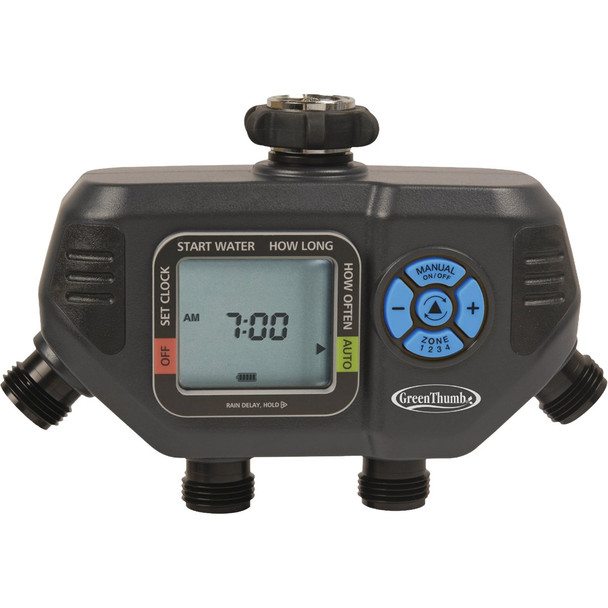 Green Thumb 4-Zone Water Timer 77280GTDI