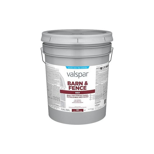 Valspar Exterior Paint, Metal, Steel, Wood, Red 009.0028601.008