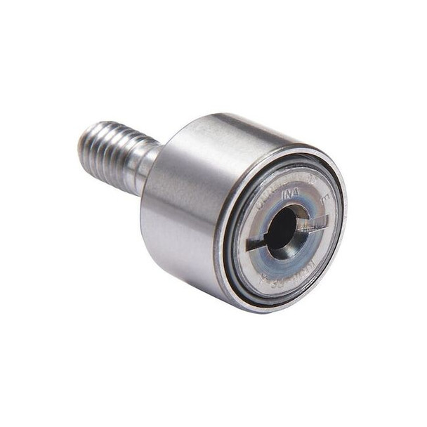 Double Sealed Track Roller, Crowned Stud, Alloy Steel, 32 mm Dia, 14 mm Wd