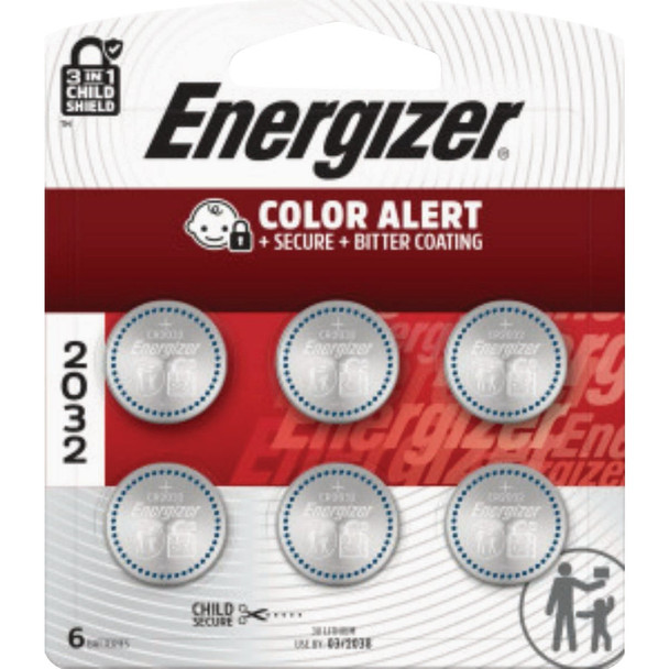 Energizer 2032 Lithium Battery (6-Pack) 2032BP-6