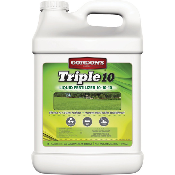 Gordon's Triple 10 2.5 Gal. Concentrate Liquid Fertilizer 7441122