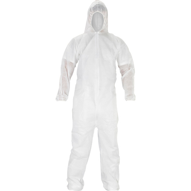 Polypropylene Hooded Disposable Coveralls - Med 6862-01
