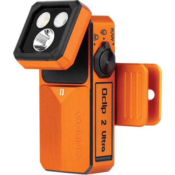 Dual-Axis ClipLight with Flood, Spot, Red and UV OLOCLIP2ULTRAAO