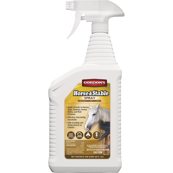 Gordon's 1 Qt. Ready To Use Trigger Spray Horse & Stable Spray 7681112