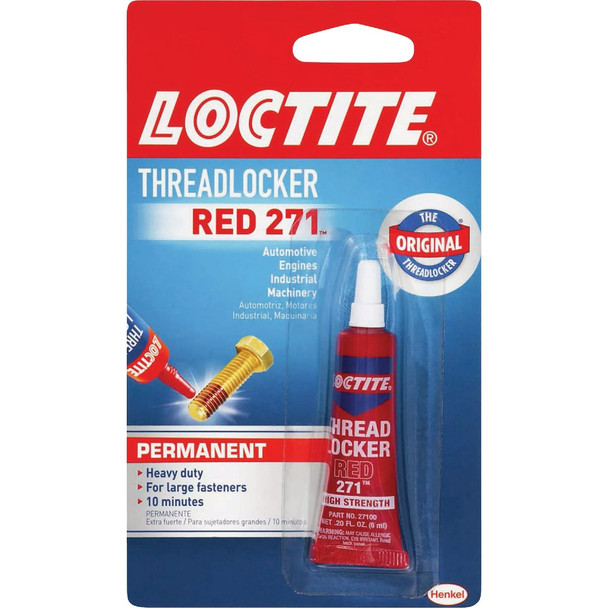 LOCTITE Red 271 0.2 Oz. Permanent Red Threadlocker 209741
