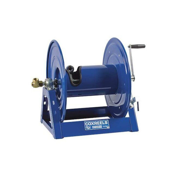 Coxreels Hand Crank Hose Reel,200 ft,3/4" ID,Blue 1125-5-200