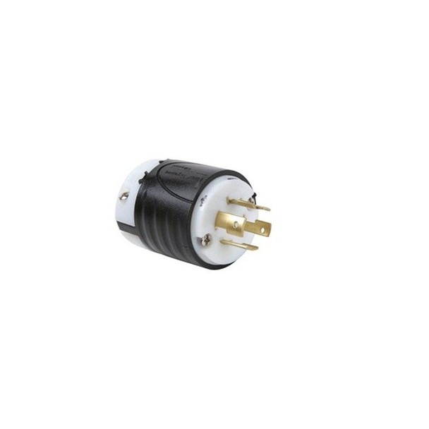 Legrand Locking Plug, 20 A, Black, Nylon L1620P