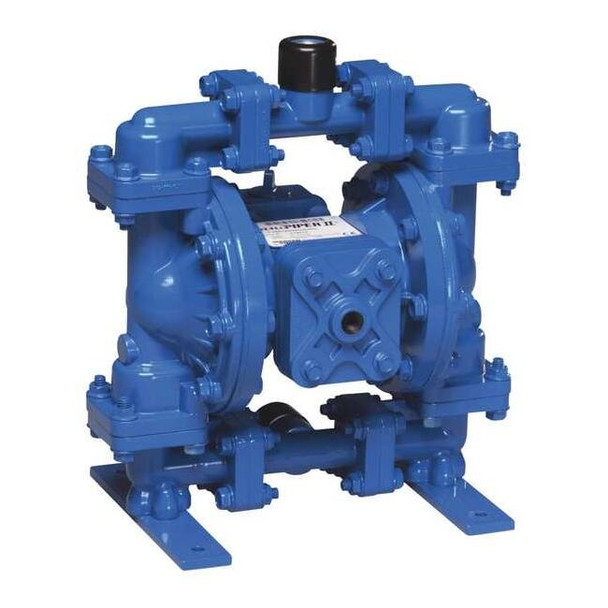 Double Diaphragm Pump, Aluminum, Air Operated, Santoprene, 15 GPM
