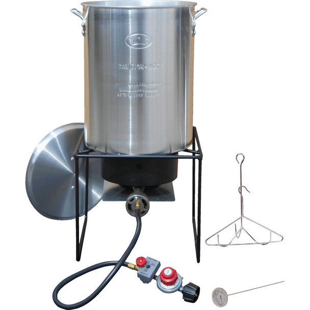 Metal Fusion King Kooker 29 Qt. Aluminum Turkey Outdoor Fryer 12RTF