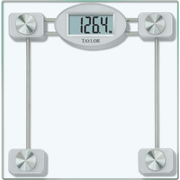 Taylor Digital 400 Lb. Glass Bath Scale, Clear 75274192