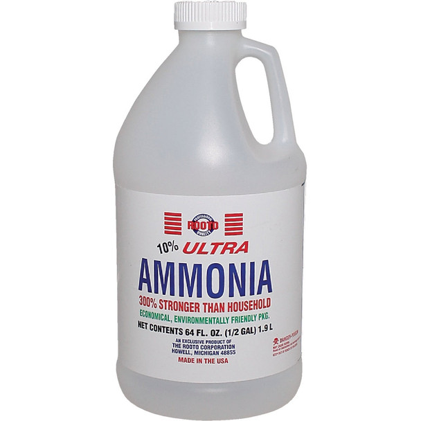 Rooto 64 Oz. 10% Clear Ammonia 2005 Pack of 6