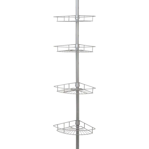 Zenith Zenna Home Metal 12 In. x 97 In. Shower Caddy 2156NN