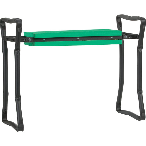 Best Garden Green Foam Pad with Black Steel Frame Garden Kneeler Bench GM7104