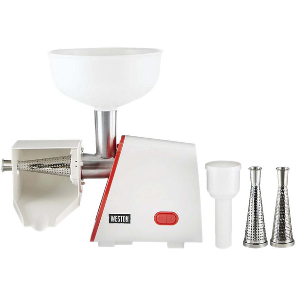 Weston 4 Qt. Deluxe Electric Vegetable & Fruit Strainer 82-0250-W