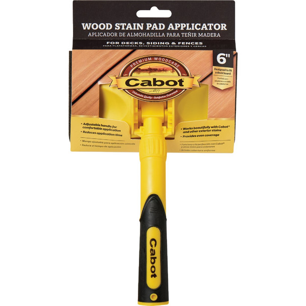 Cabot Wood Stain Pad Applicator, 6 In. 140754610