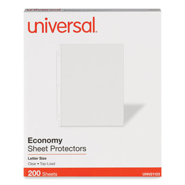 Universal® PROTECTOR,SHT,ECN,200,CLR UNV21123