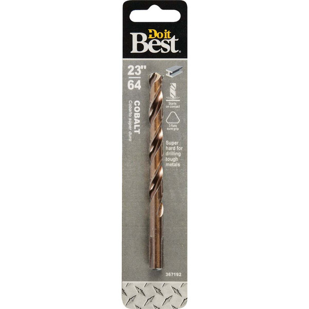 Do it Best 23/64 In. Cobalt Drill Bit 250621DB