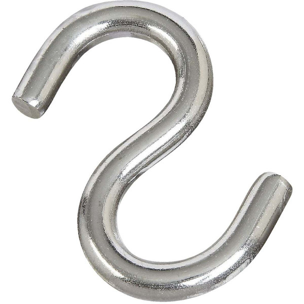 National Hardware 2-1/2 In. Stainless Steel Heavy Open S Hook, Bulk Pack of 20