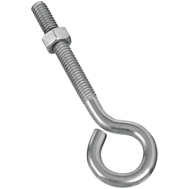 National Hardware 5/16 In. x 4 In. Stainless Steel Eye Bolt N221-622 Pack of 10