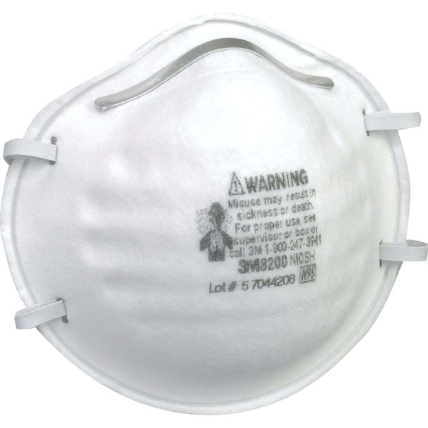 3M N95 Particulate Respirator for Sanding & Fiberglass (20-Pack) 8200H20-DC
