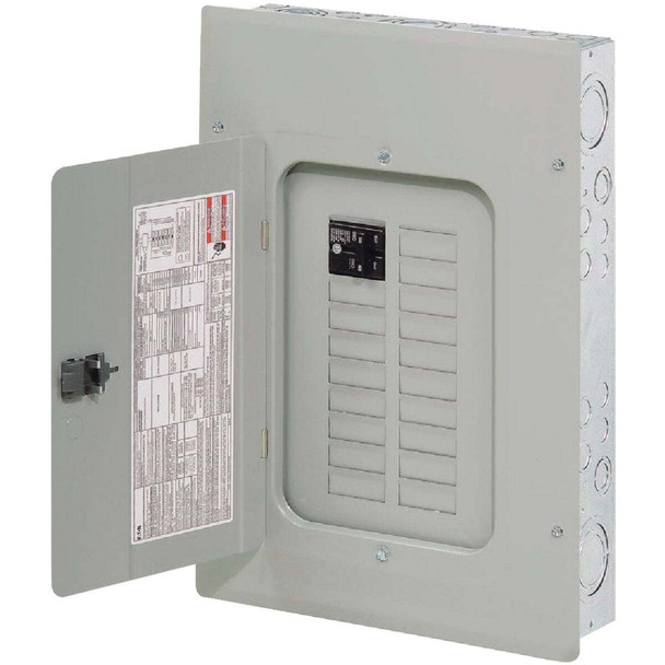 Eaton BR 100A 16-Space 32-Circuit Indoor Plug-On Neutral Load Center BRP16B100