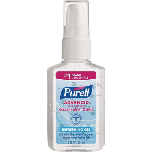 Purell 2 Oz. Advanced Hand Sanitizer Gel Pump 9606-24 Pack of 24
