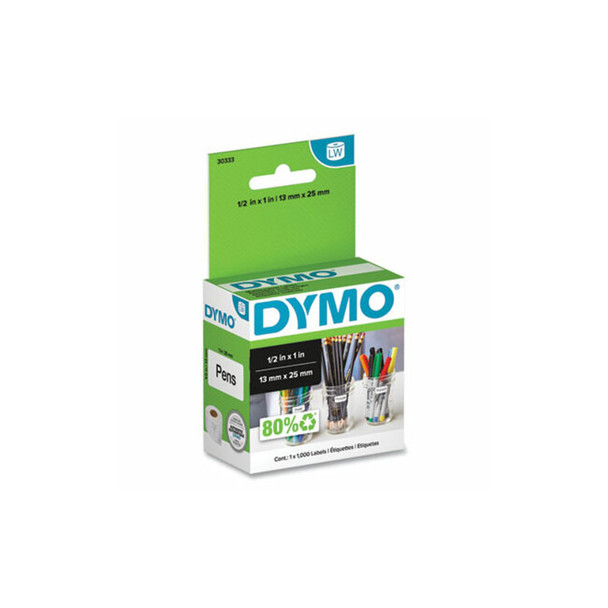 DYMO® Labelwriter Multipurpose Labels, 0.5" X 1", White, 1000 Labels/roll 30333
