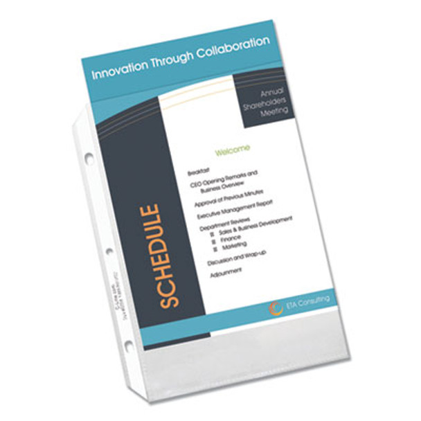 C-Line® PROTECTOR,SHT,8.5X5.5,CLR 62058