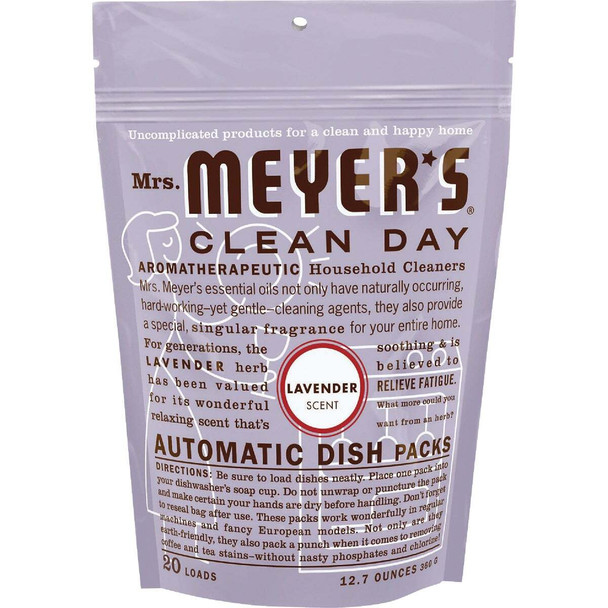 Mrs. Meyer's Lavender Dishwasher Detergent Tabs (20 Count) 14164