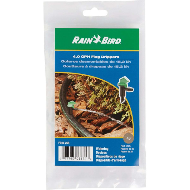 Rain Bird 4 GPH Flag Dripper Emitter (25-Pack) FE40-25SX