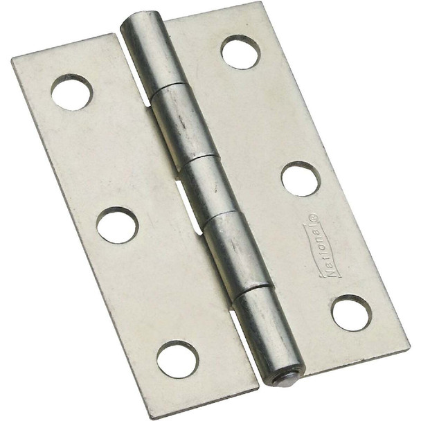 National Hardware 3 In. Zinc Tight-Pin Narrow Hinge (2-Pack) N146-373