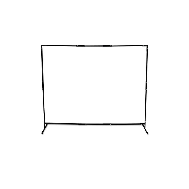 Curtain Frame, 6 ft X 6 ft Expandable to 6 ft X 8 ft, Steel, Black