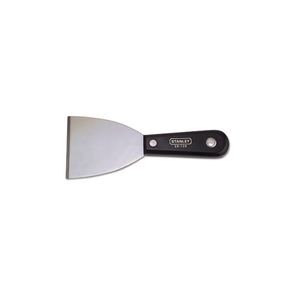 Nylon Handle Wall Scraper, 3 in W, Stiff Blade