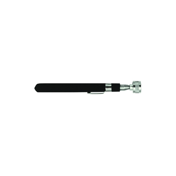 Telescoping Magnetic Pick-Up Tool, 10 lb Load Capacity, 1/2 in dia, 8-1/4 in L to 30-1/4 in L, Pocket Clip
