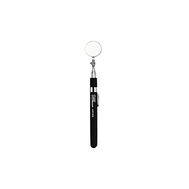 Telescoping Inspection Mirror, Round 1-1/4 in dia, 6-1/2 in L to 35 in L