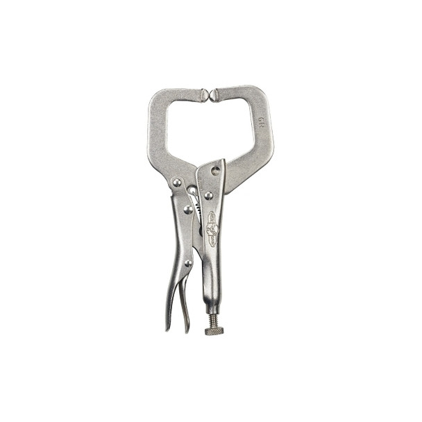 The Original™ Locking C-Clamp with Regular Tip, 6 in L, 2-1/8 in Max, 1-1/2 in Throat D