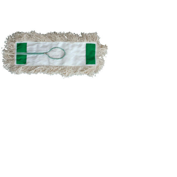 Industrial Dust Mop Head, 4 Ply White Cotton Yarn, 24 x 5