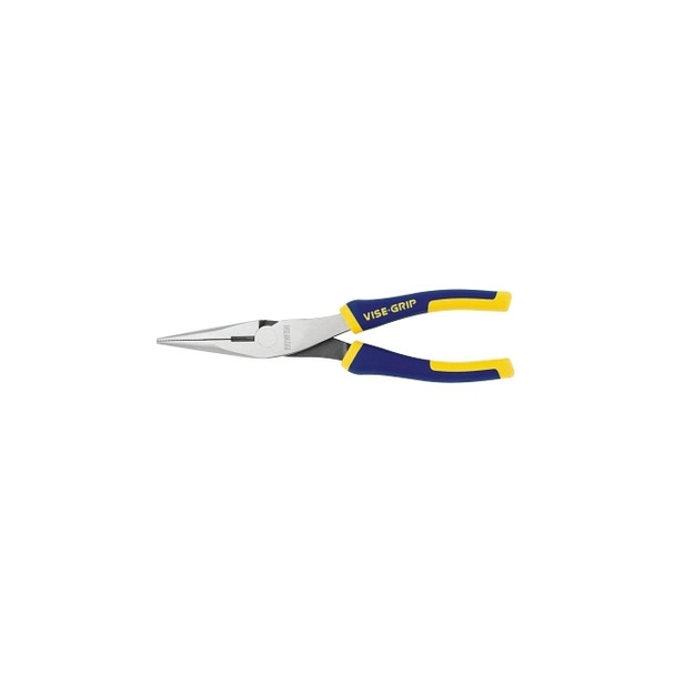 Long Nose Pliers, Chromium Steel, 8 in