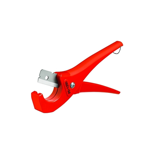 Single Stroke Plastic Pipe and Tubing Cutter, Model PC-1250, 1/8 in to 1-5/8 in Cutting Capacity