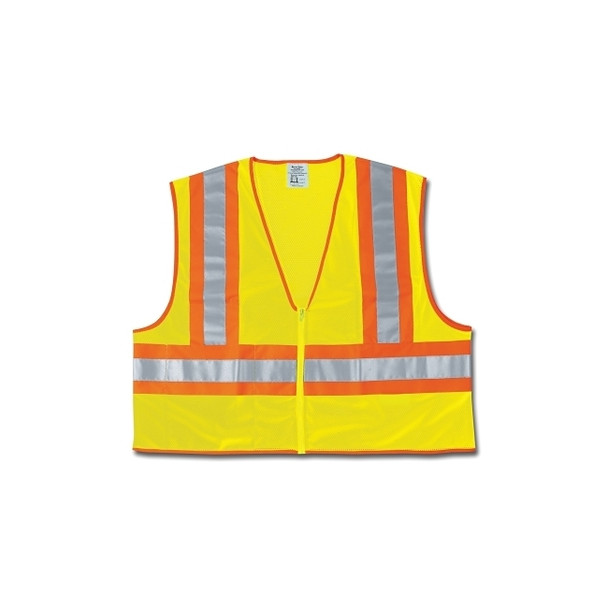 Luminator Class II Safety Vests, X-Large, Lime